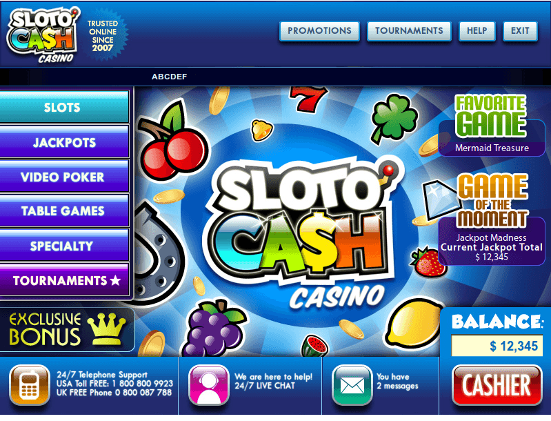 Online casino free cash bonus